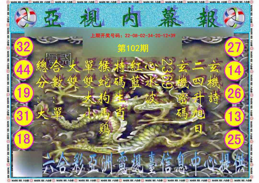 102期亚视内幕报[图]